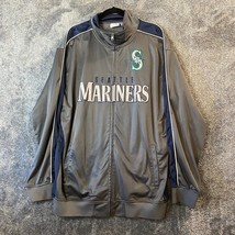 Seattle Mariners Jacket Mens 2XT Grey Full Zip Baseball MLB Outdoors - $16.23