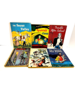 Lot of (6) Vintage Paperback Children&#39;s Books- Secret Valley, Spanish Ca... - £14.39 GBP