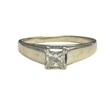 Women&#39;s Solitaire ring 14kt White Gold 396488 - $649.00