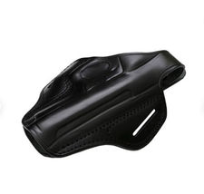 Fits CZ P-10 C Handmade Leather 3-Slot Carry Belt Holster With Thumb Break. image 4