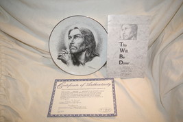 Portraits of Christ – Thy Will Be Done - Jose Fuentes  2nd In Series Plate - £19.93 GBP
