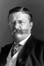 President Theodore Roosevelt B&amp;W Portrait 4X6 Photo Postcard - £4.85 GBP