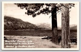 Beautiful Donner Lake On The Road To Lake Tahoe CA RPPC Photo Postcard X21 - £7.82 GBP