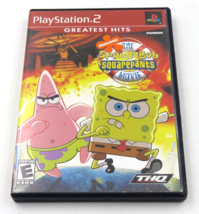 SpongeBob SquarePants Movie Sony PlayStation 2 w/ Manual - DISC NEAR MINT - £11.63 GBP