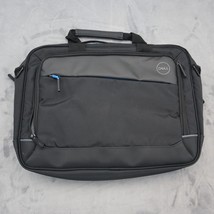 Dell Laptop Bag Black Messenger Pocket Zip Closure Organizer Protective - $25.72