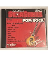 Karaoke Star Series CD+G Hits of Madonna Vol 1 POP/ROCK Sound Choice - $10.30 CAD