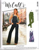 McCall&#39;s M8162 Misses 6 to 14 Jeans and Overalls Sewing Pattern Uncut - £12.30 GBP