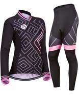 Women&#39;S Breathable Long Sleeve 3D Gel Padded Bicycle Cycling Suit Mesh C... - $64.98