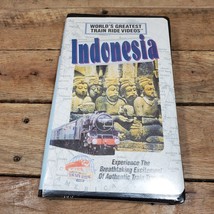 BRAND NEW SEALED VHS World&#39;s Greatest Train Ride Videos: Indonesia (VHS,... - £7.73 GBP