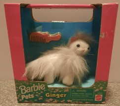 Barbie Pets Ginger White Persian Cat 1996 # 67572 Plush - £19.77 GBP