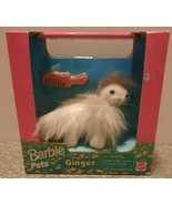 Barbie Pets Ginger White Persian Cat 1996 # 67572 Plush - £19.75 GBP