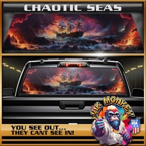 Chaotic Seas - Truck Back Window Graphics - Customizable - £44.06 GBP+