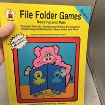 File Folder Games Reading And Math Grade 2  By Karen Finch Carson-Dellis... - $1,270.65 MXN