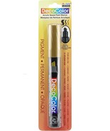  Deco Color Chisel Tip Acrylic Paint Marker Gold - £15.63 GBP