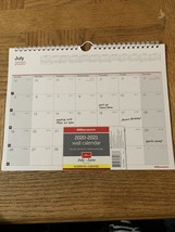 Office Depot 2020-21 Monthly Wall Calendar - $5.82