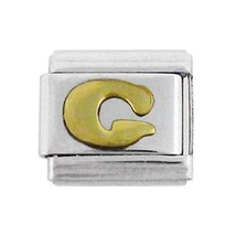 Italian Link Initial Charm, Letter G - $6.99