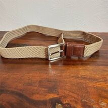 Dockers Men's Braided Stretch Belt Tan Brown Size M - $18.51