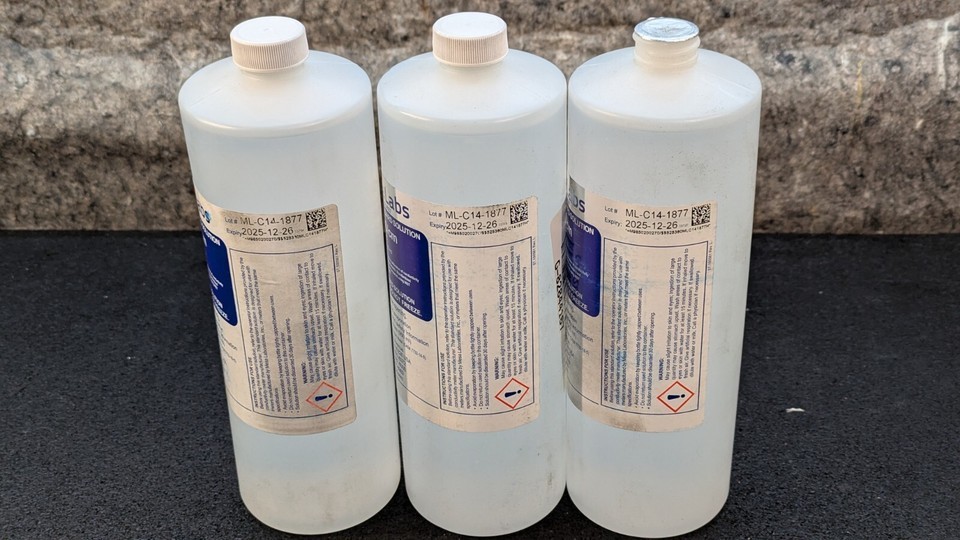 Lot of 3 New MesaLabs Conductivity Standard Solution 14.0 mS/cm, 32 oz/Bottle Item image 6