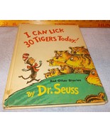 I Can Lick 30 Tigers Today Dr. Seuss Children&#39;s Book Classic 1969 HC Ran... - $34.12 CAD