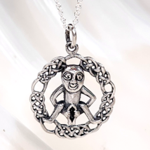 Sheela Na Gig Necklace Pendant Fertility Goddess Vagina Vulva 925 Silver... - $33.45