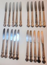 20 Grille Knives Wm Rogers Mfg Co Silver Plate Magnolia / Inspiration 1951 - $50.49