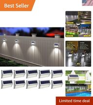 Solar Lights Outdoor, 0 Pack 30 LED Fence Lights Waterproof Solar Powere... - $95.61