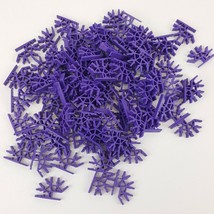 100 K&#39;nex 4-Way 3D Connector Purple Replacement Part Piece 909092 Expansion - £7.77 GBP