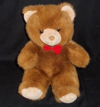 13&quot; Vintage Marshall Toys Corp Baby Brown Teddy Bear Stuffed Animal Plush Toy - £26.14 GBP