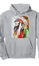 Big Chief Graphic Hoodie Pullover - £39.90 GBP