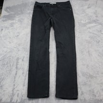 Levis Pants Mens 33W Black Mid Rise 5 Pocket Design Straight Leg Jeans - £20.23 GBP