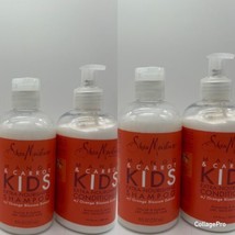 (4) Shea Moisture Kids Extra-nourishing Shampoo &amp; Conditioner Mango Carrot 7.7oz - £26.13 GBP