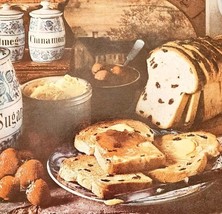 1966 Nissen&#39;s Raisin Bread Rye Wheat Bread Advertisement Sandwich Foods ... - $461.93 MXN