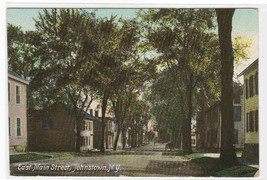 East Main Street Johnstown New York 1910c postcard - £5.14 GBP