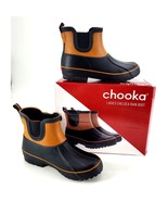 CHOOKA Rain Boots 6 Chelsea Duck Outdoor Faux Fur Shoes Waterproof Ankle... - £33.34 GBP