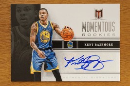 2012-13 Panini Momentum Momentous Rookies Auto Kent Bazemore #69 Auto Warriors - £7.81 GBP