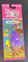 Treasure Trolls Purple Keychain New 1991 4&quot; Ace Novelty  - $9.90
