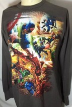 Marvel  Mad Engine Marvel Charcoal Color Men&#39;s T-Shits Long Sleeves XL - £31.02 GBP