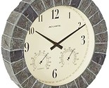 AcuRite 02418 14-Inch Faux-Slate Indoor/Outdoor Wall Clock with Thermome... - $65.66