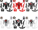 8Pcs Venom Minifigures Carnage Riot Anti-venom Mini Figure Building Bloc... - £22.08 GBP