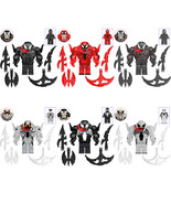 8Pcs Venom Minifigures Carnage Riot Anti-venom Mini Figure Building Bloc... - £22.08 GBP