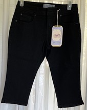 One 5 One Womens Black Denim Capris Size 4P - $24.66 CAD