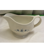 Vintage Pflatzgraff China Gravy Boat Blue Garland 7-B - $635.08 MXN