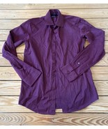 Ben Sherman Men’s Slim Fit Button up shirt size S Purple P7 - £10.04 GBP