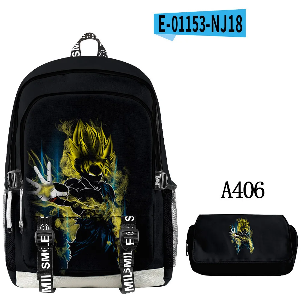 2024 Japan  Goku Boys Schoolbag 2pcs/set Backpack + Pencil Case Children Girls   - £108.73 GBP