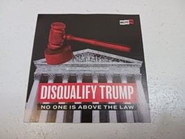 Disqualify Trump No One Is Above The Law 3&quot;×3&quot; Sticker Decal - $2.96
