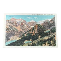 The Lakes In The Clouds Banff National Park C1930 Color Linen Post Card - £3.91 GBP