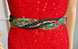 Elegant Multicolor Braided Belt Size S - $20.10