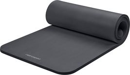 Retrospec Solana Yoga Mat 1&quot; Thick W/Nylon Strap for Men &amp; Women - Non S... - $59.38