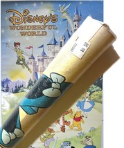 1987 Disneys Wonderful World Character Door Size Poster New Sealed Old Stock - £27.19 GBP