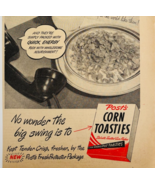1947 Post Corn Toasties Cereal Advertisement Corn Flakes Breakfast DWXX9 - $462.01 MXN